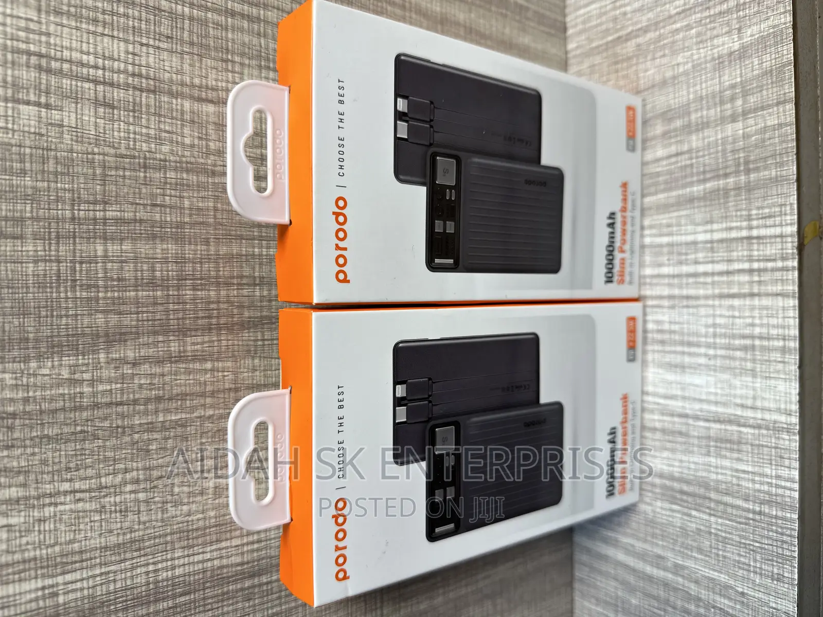 PORODO 10000mah Slim Power Bank
