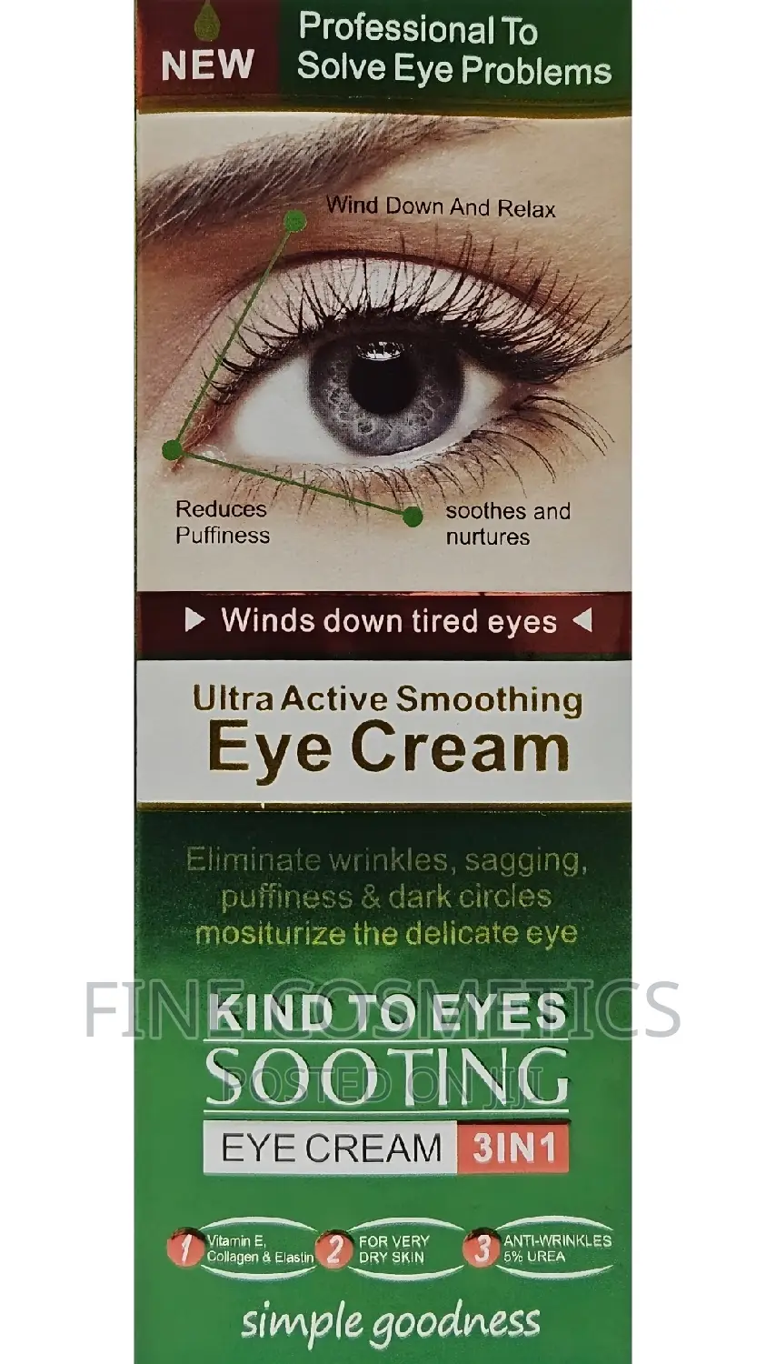 EYE CREAM |Kind to Eyes 3IN1 Care for Sagging Under Eye Skin