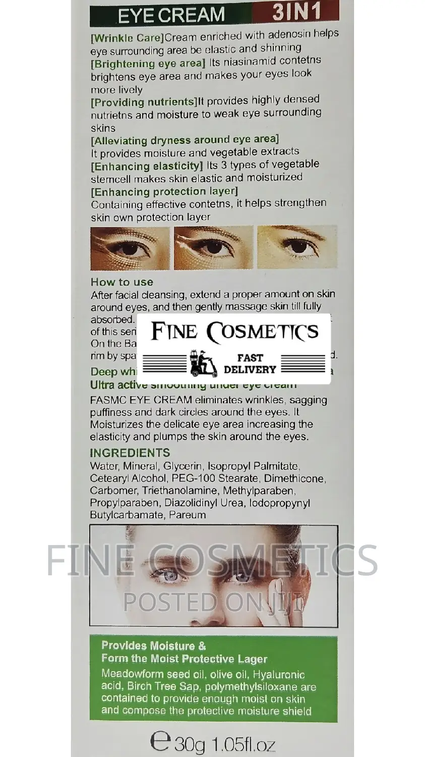 EYE CREAM |Kind to Eyes 3IN1 Care for Sagging Under Eye Skin