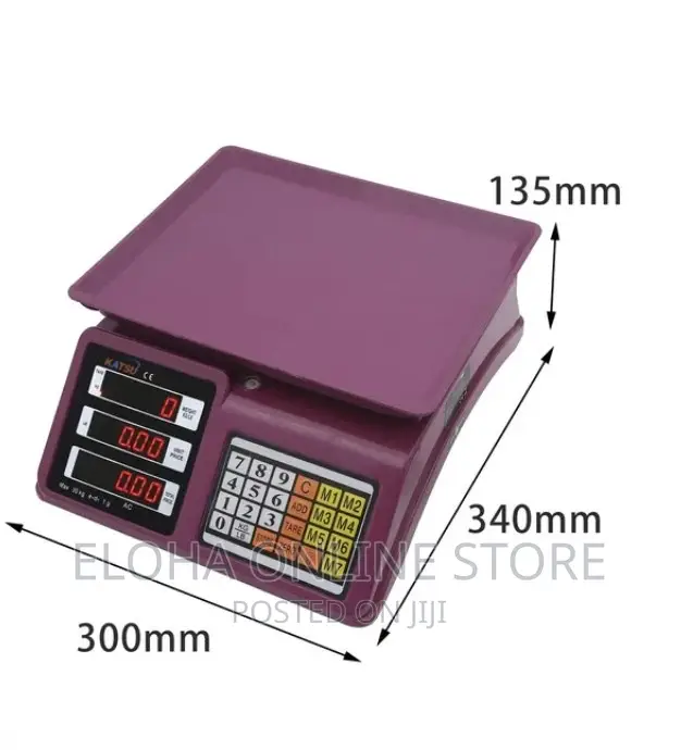 Digital Price Computing Scale With LED Display