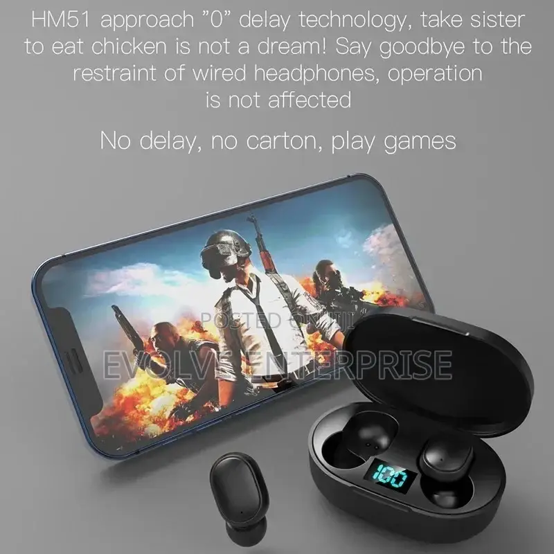 E6S Wireless Bluetooth Earphone