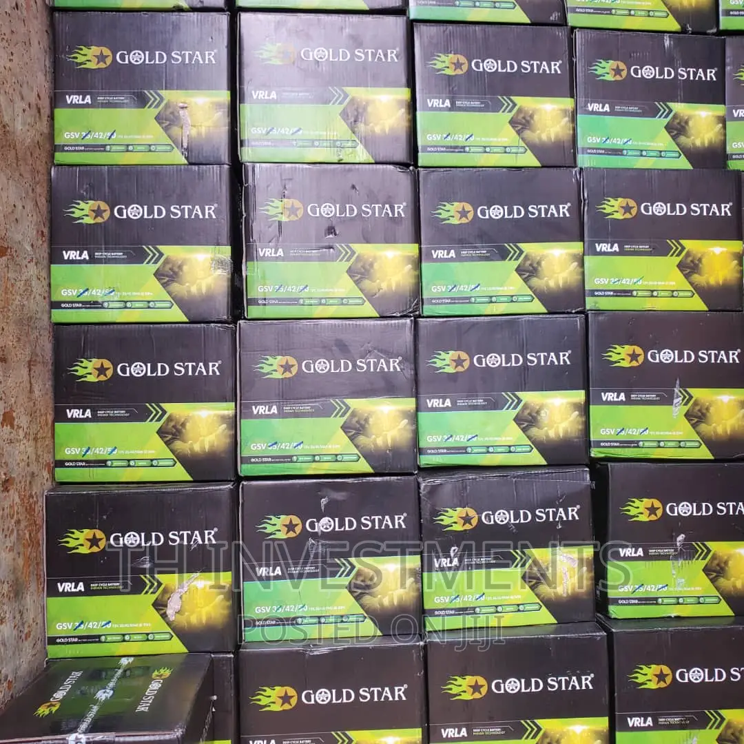 Gold Star Up Batteries.