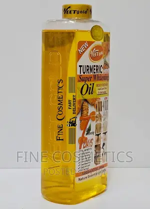 ORIGINAL Veet Gold 7days Turmeric Super Whitening Oil + Pump