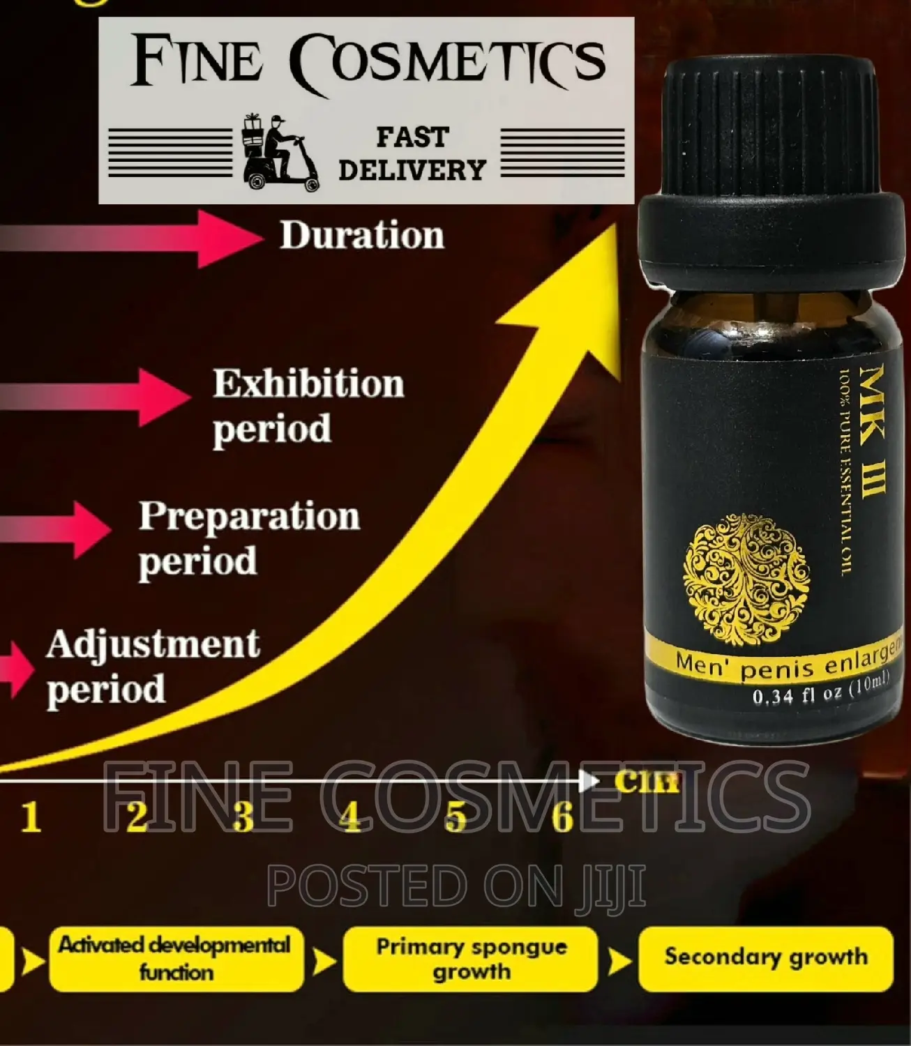 MK III. Male Enlargement Essential Oil for Size and Stamina