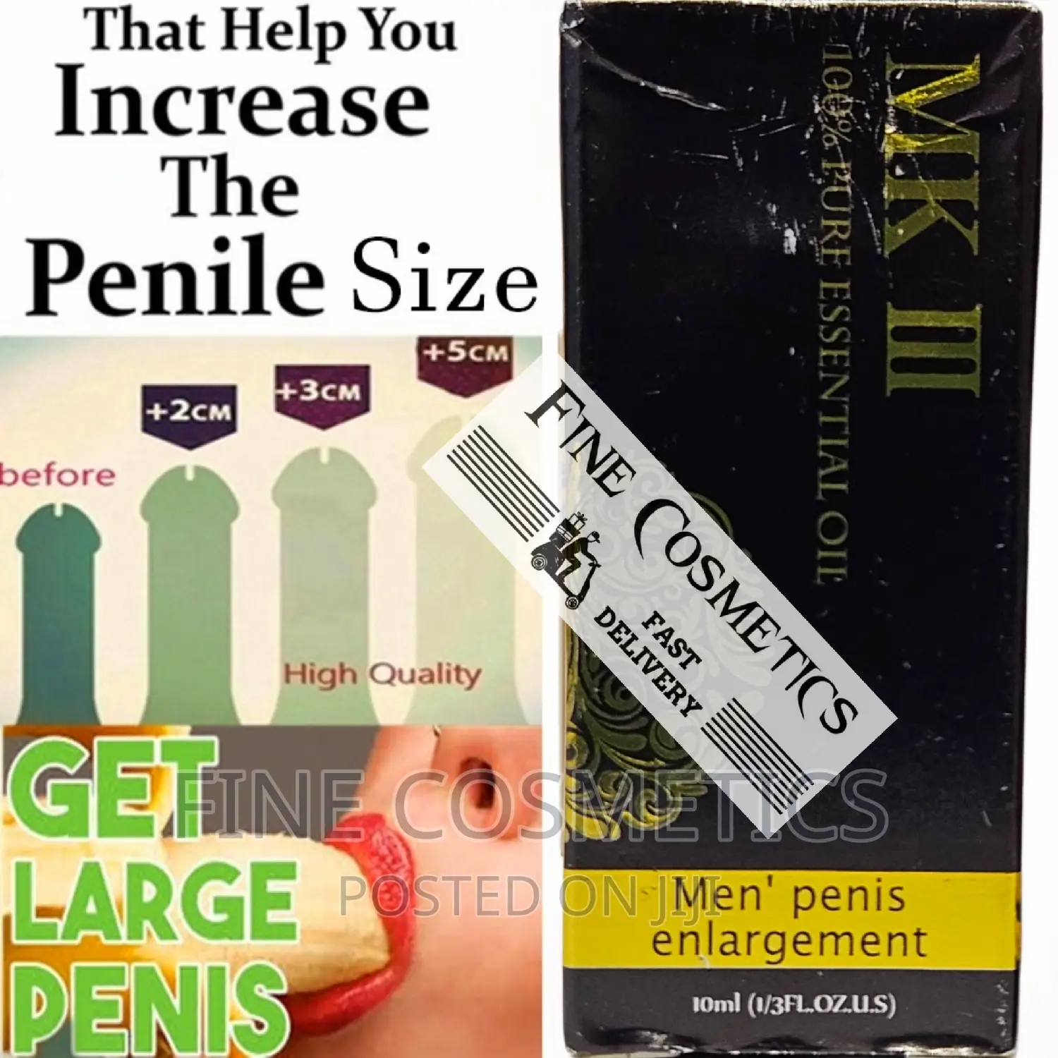 MK III. Male Enlargement Essential Oil for Size and Stamina