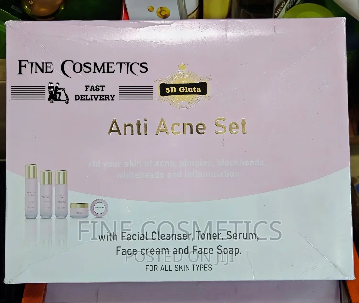 5D Gluta | Pimple Fighting Anti-Acne Facia SET of 5pieces