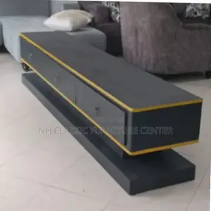 Black and Gold TV Stand