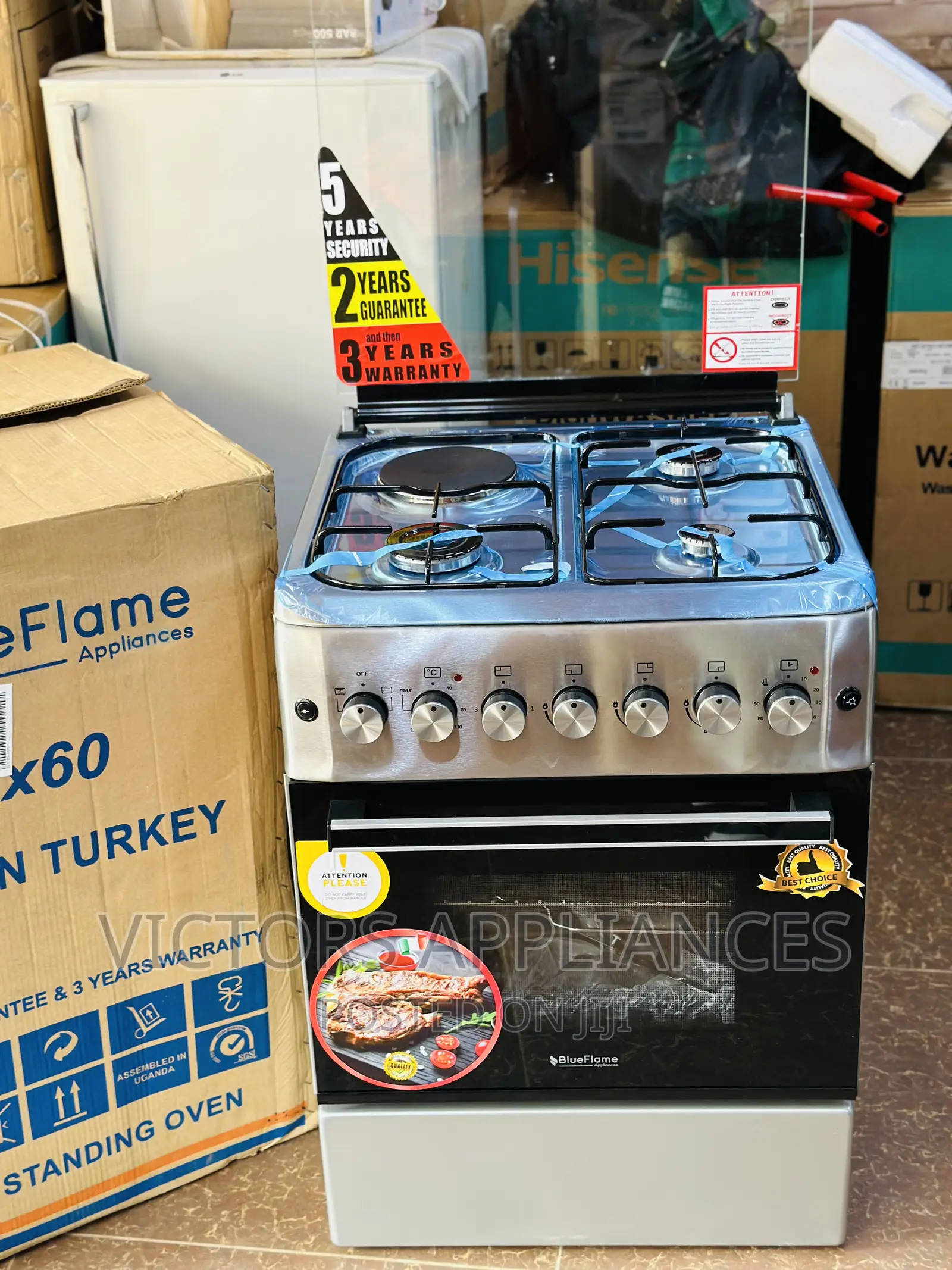 Blueflame Cooker 3+1 60 by 60cm