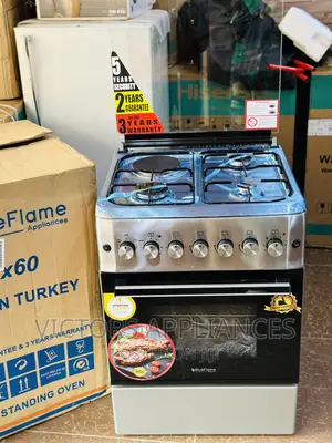 Blueflame Stainless Steel Cooker 3gas 1electric 60x60cm
