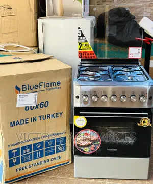 Blueflame Stainless Steel Cooker 3gas 1electric 60x60cm