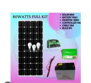80w Solar Full Kit