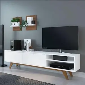 Modern Tv Stand White in Colour
