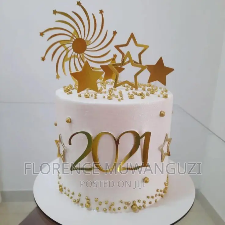 Merry Christmas And Happy New Years Cake