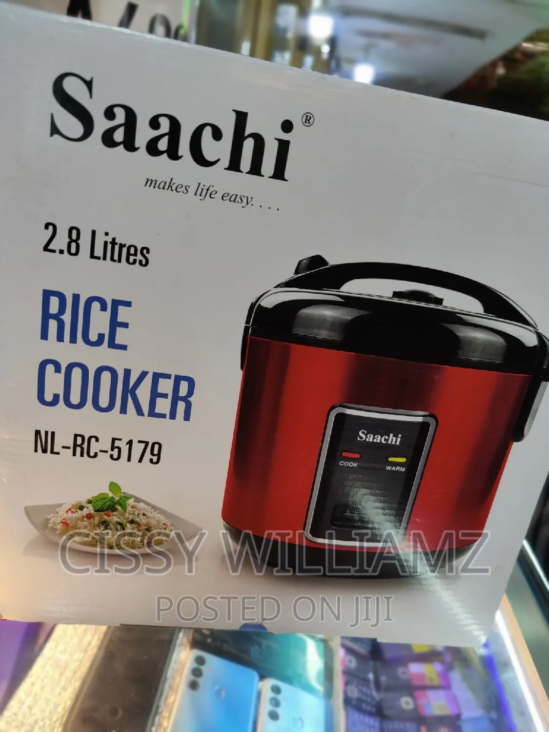 Saachi Rice Cooker 2.8l Electric Rice Cooker/Rice Cooker Nl
