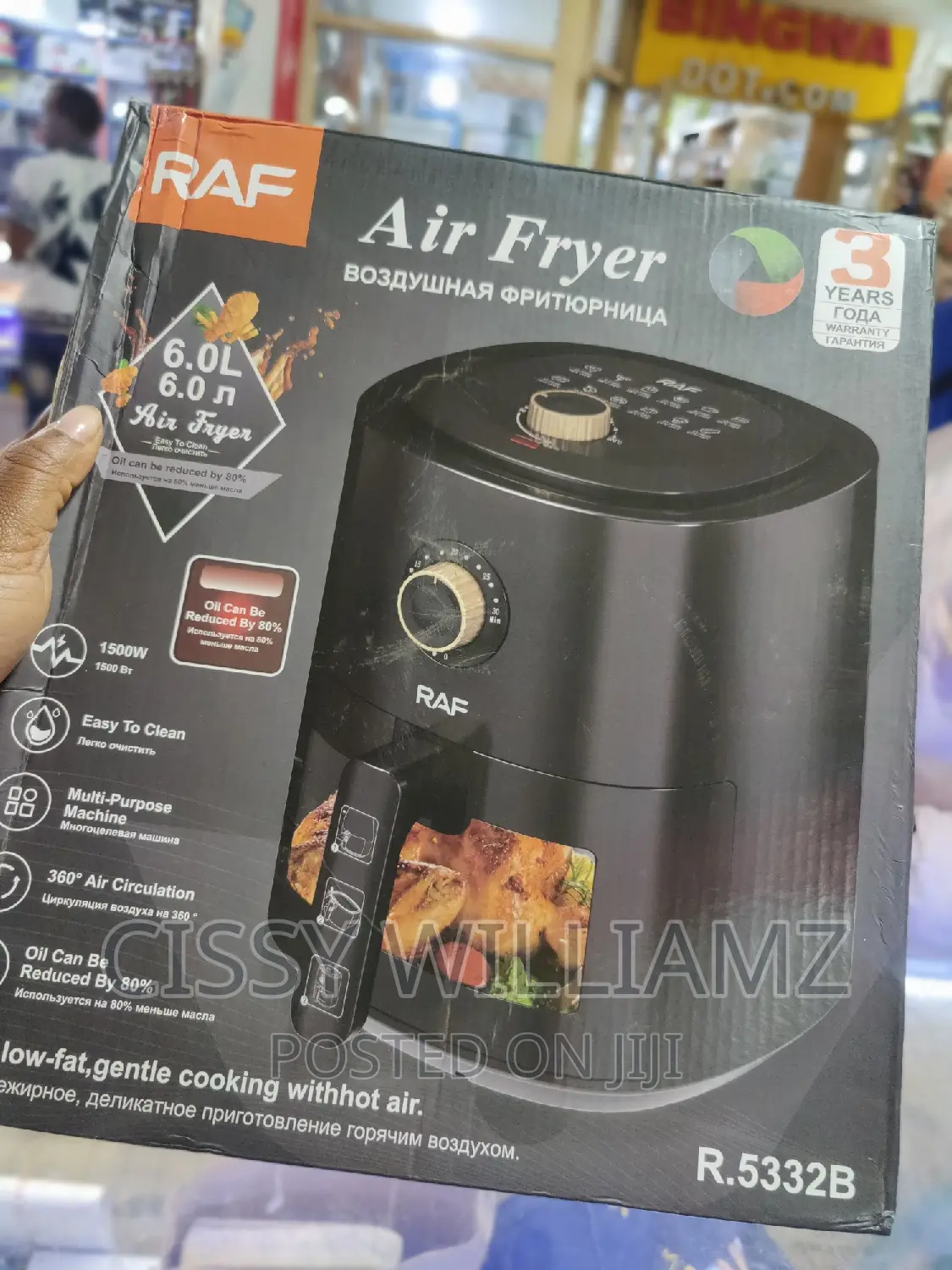 RAF Air Fryer 6l Air Fryer/Electric Air Fryer/Air Fryer