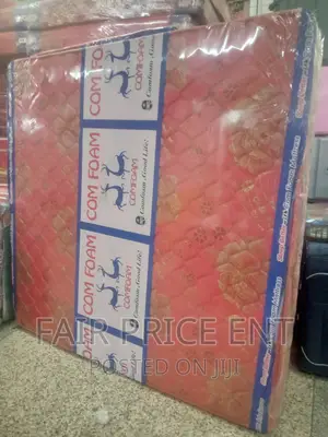 Mattress.Quilted Density 5x6x8inches.( Red)