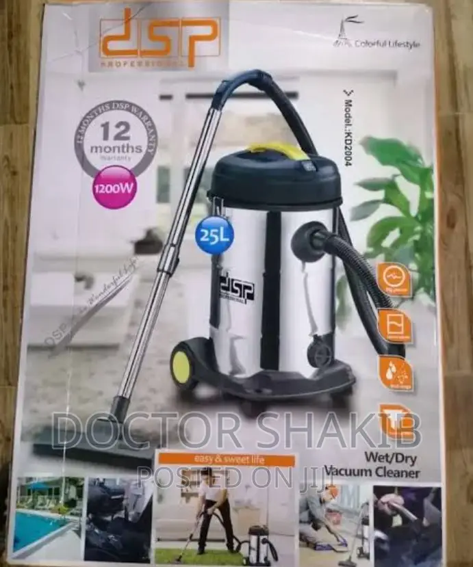 DSP Powerful Wet and Dry Vacuum Cleaner