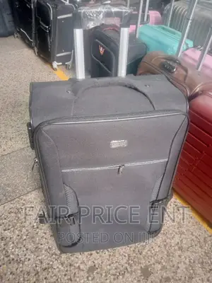 Original Cloth Suitcase by D Favor.( Black)