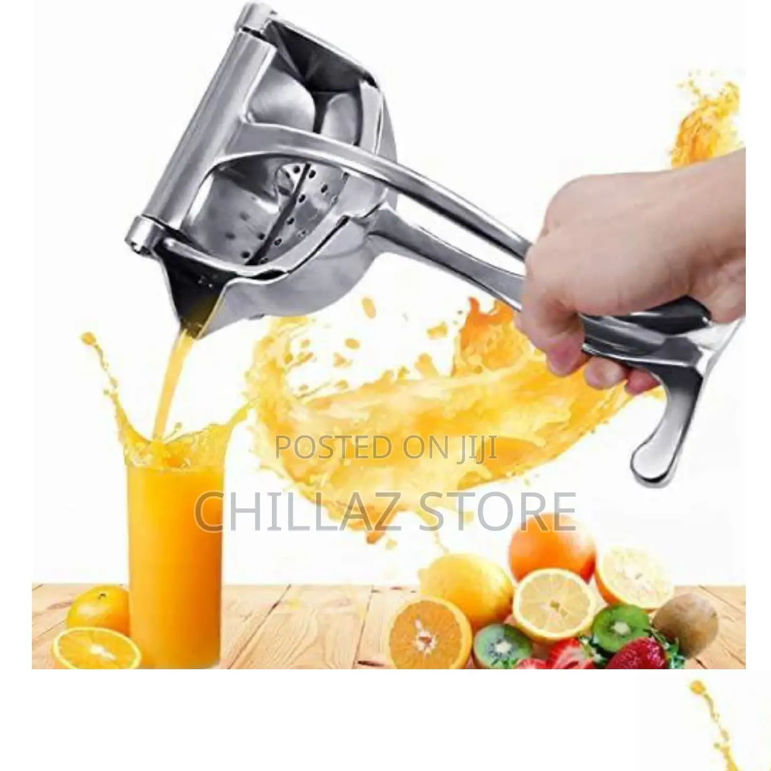 Lemon, Orange Stainless Steel Squeezer.
