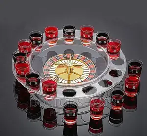 16 Cups of Lucky Wheel Turnable Drinkware