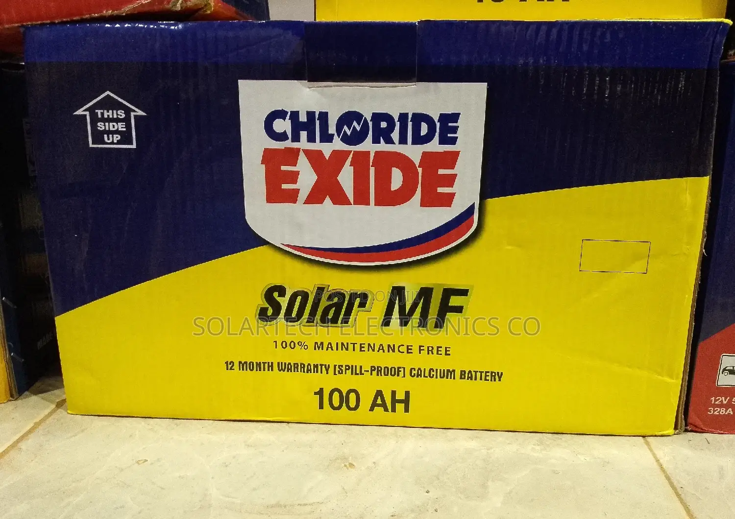100 Amps Chloride Exide Solar Battery