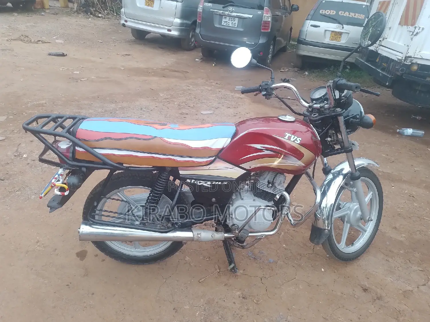 TVS XL 100 2019 Red