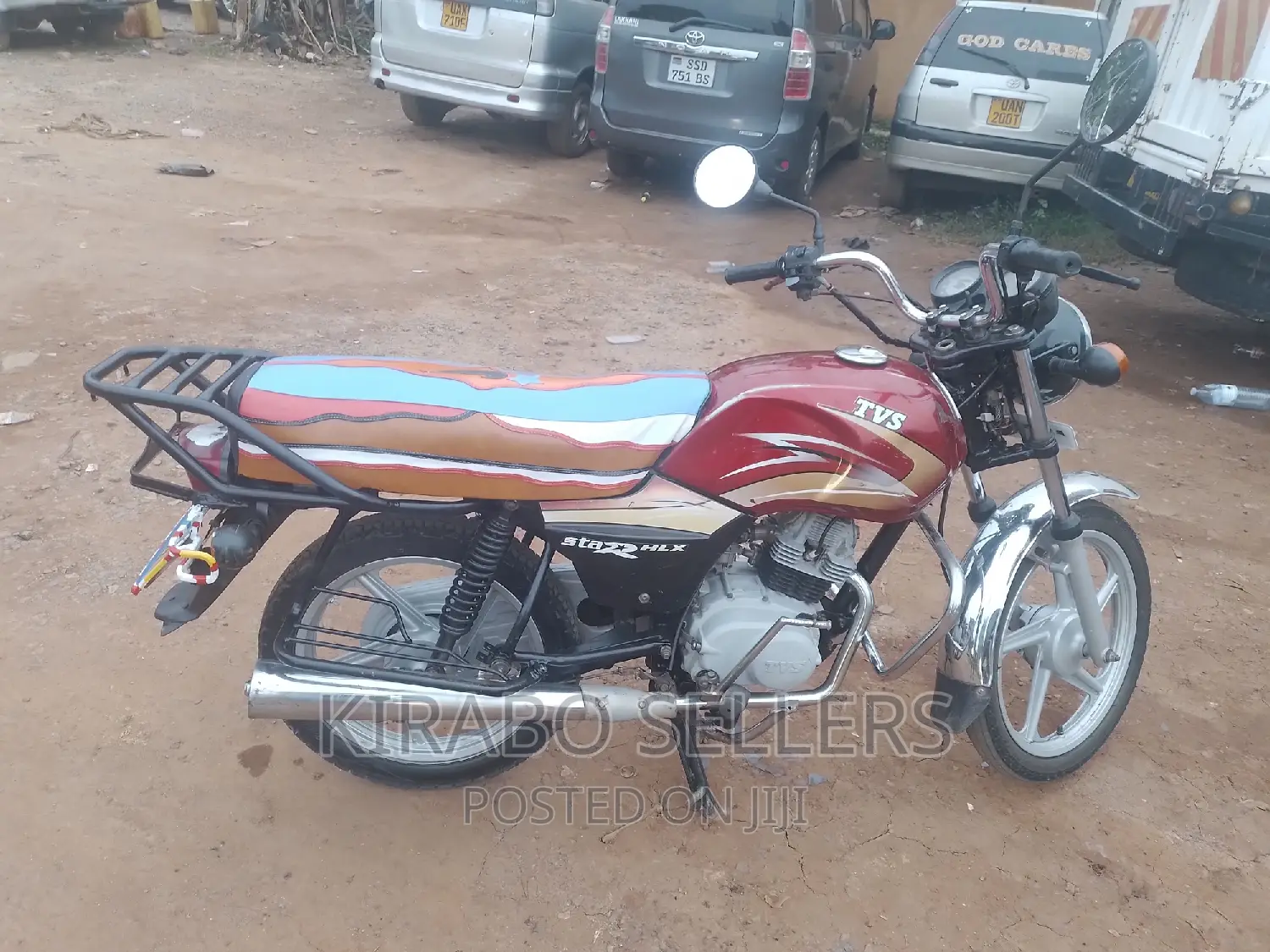 TVS XL 100 2019 Red