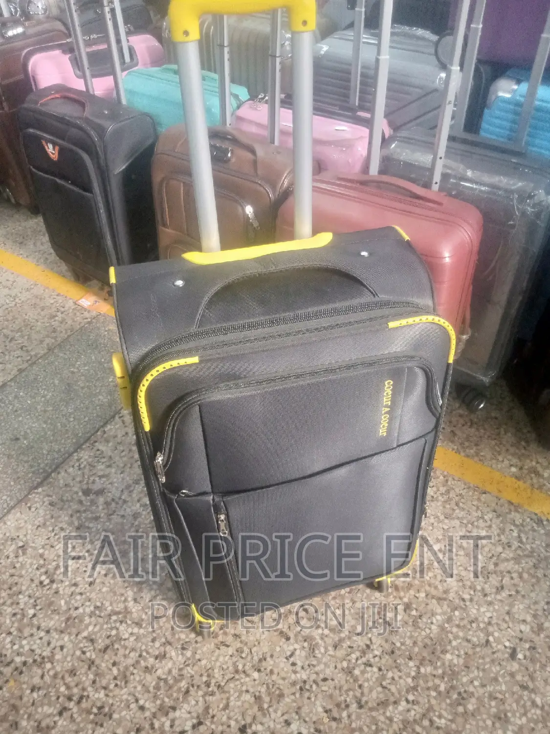 Vip Classy Original Portable Suitcase. Small( Yellow)