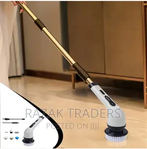 Portable Cordless Cleaning Brush With Long Handle