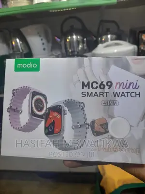Mc69 Mini Smart Watch- 2 Pairs Strap.