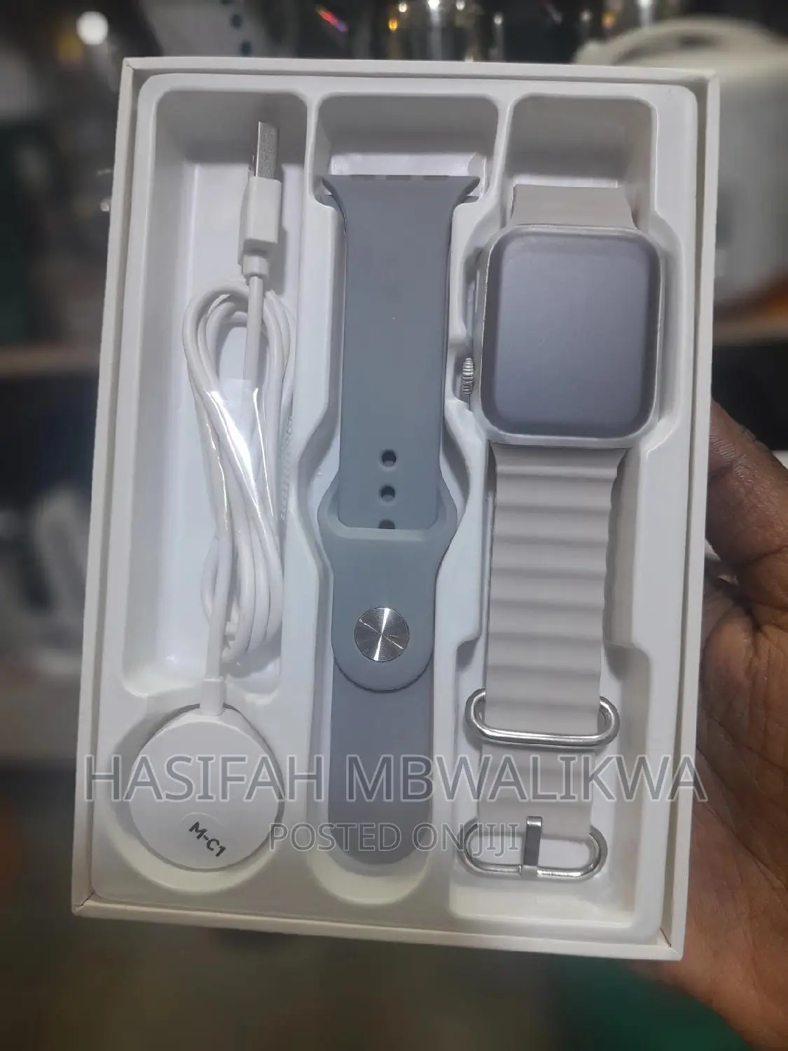 Mc69 Mini Smart Watch- 2 Pairs Strap.