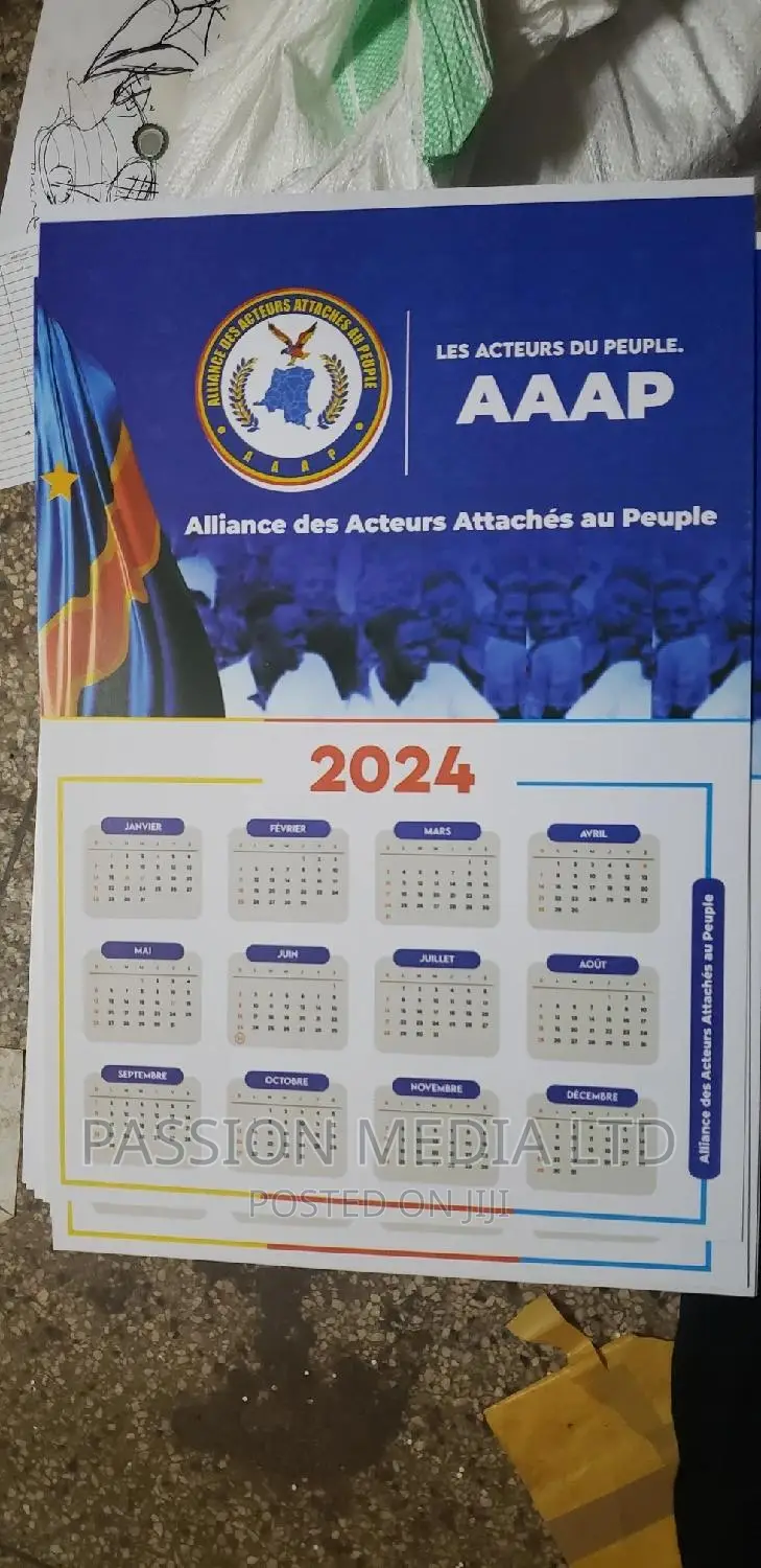 Customized Calendars, in A4, A3 and A2 Sizes