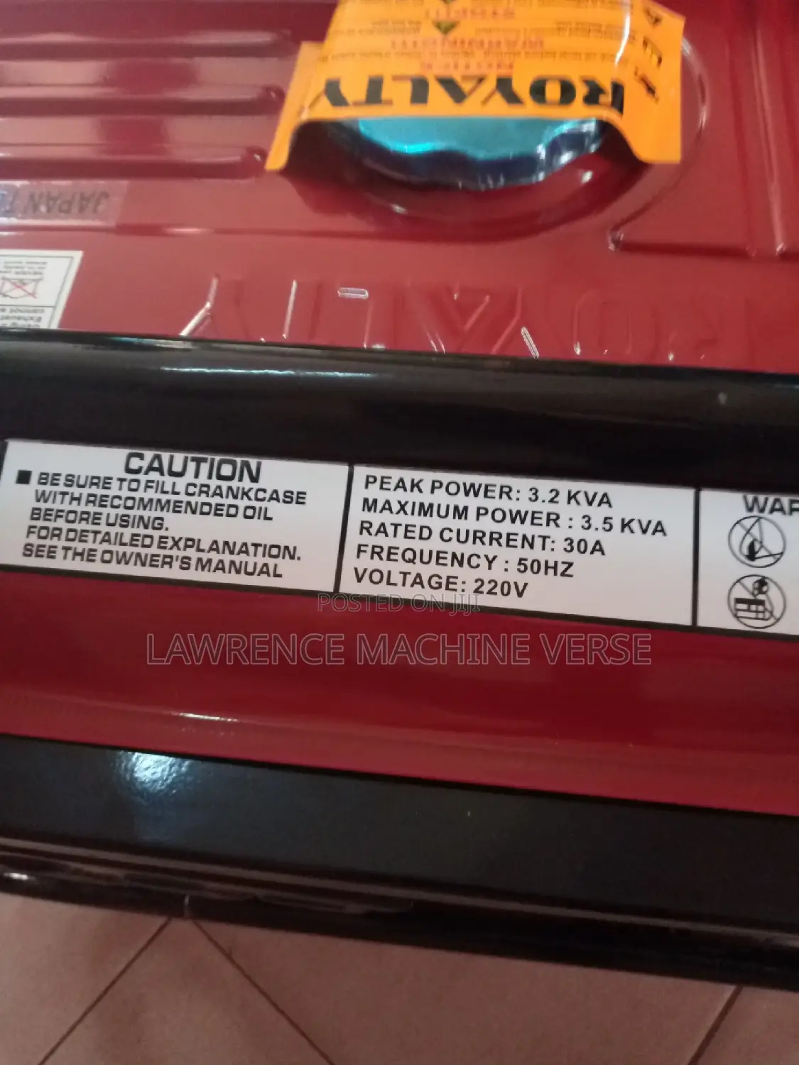 Generator Key State 3.5KV