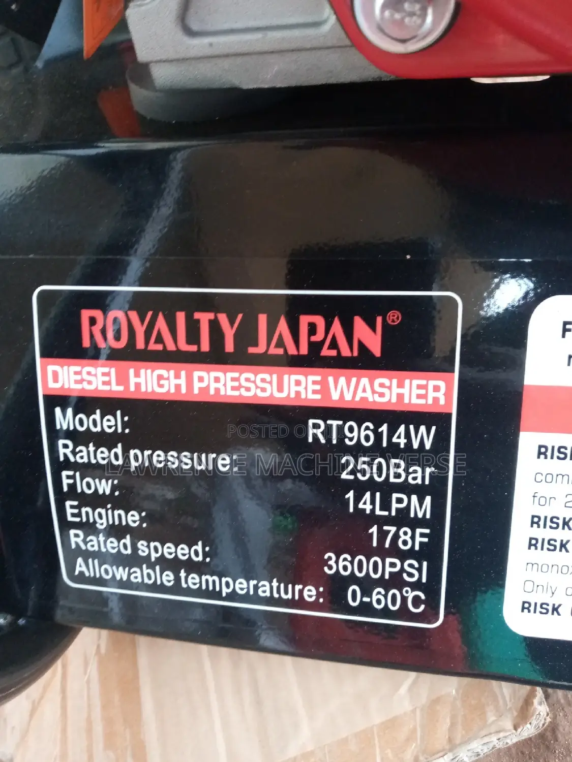 Diesel Car Washer