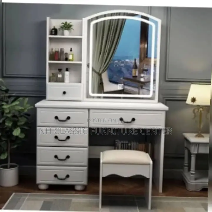 White Dressing Mirror