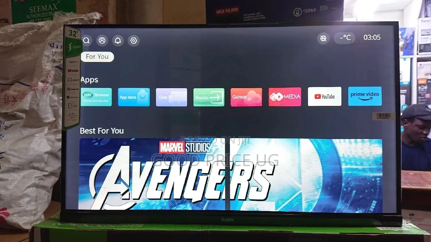 32 SYINIX Smart Digital Frameless TV