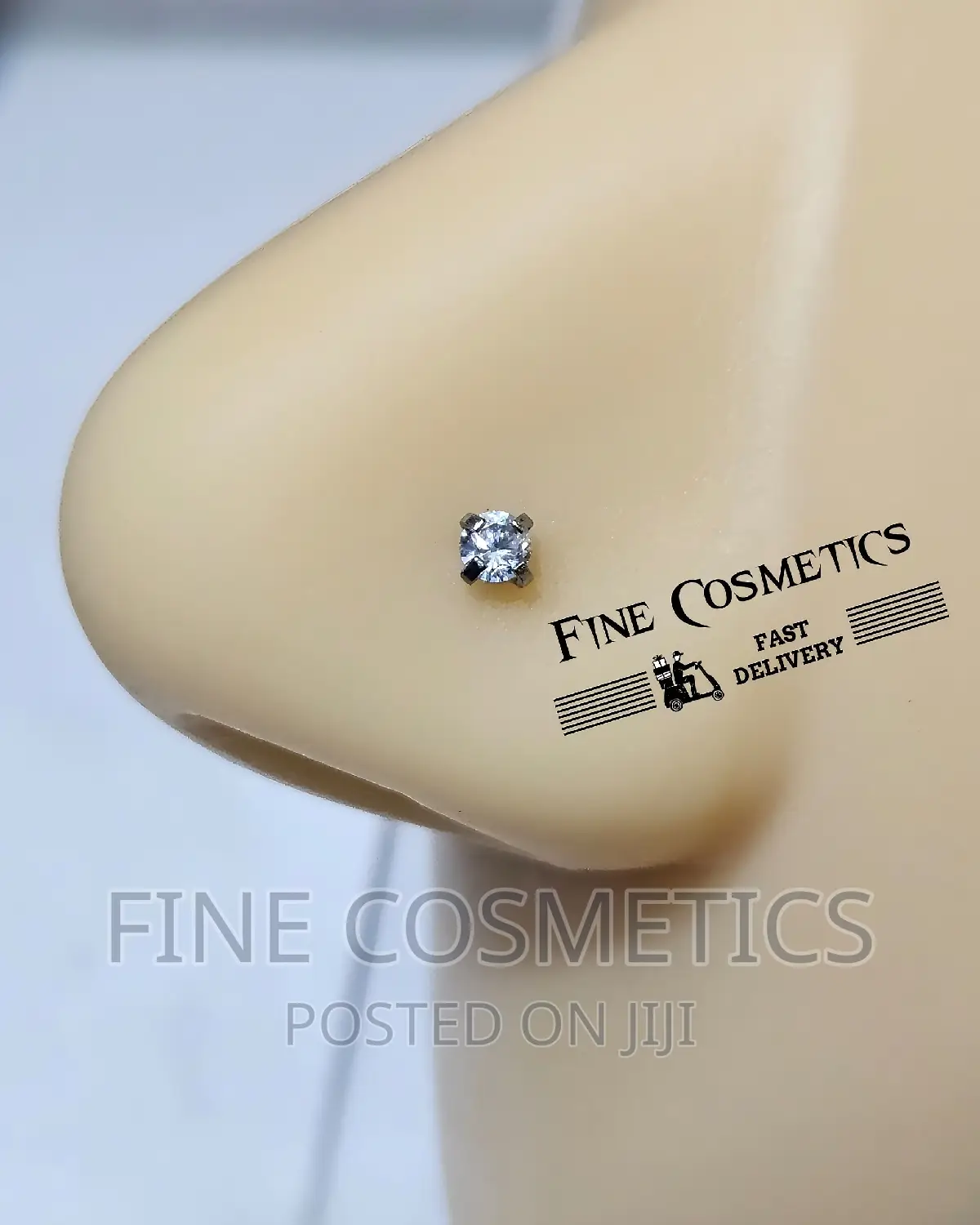 Original Nose Pin Stainles Steel Nose Stud Wiz Funcy Diamond