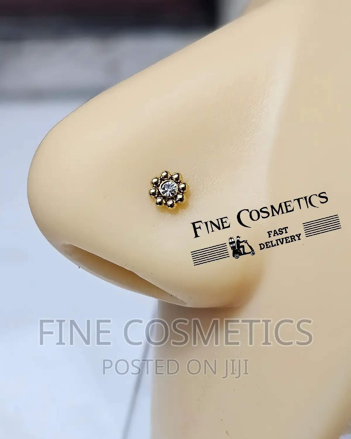 Original Nose Pin Stainles Steel Nose Stud Wiz Funcy Diamond