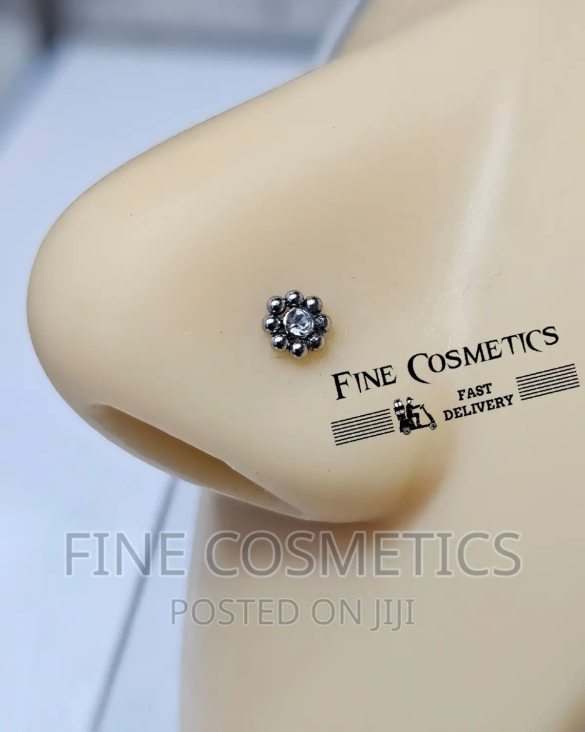 Original Nose Pin Stainles Steel Nose Stud Wiz Funcy Diamond