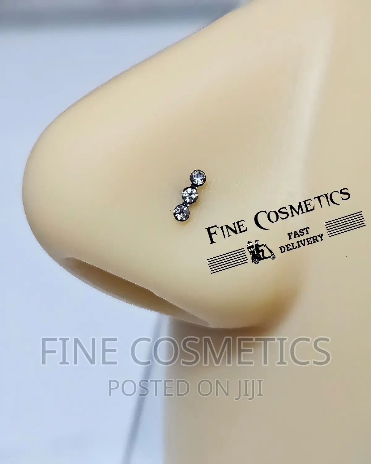 Original Nose Pin Stainles Steel Nose Stud Wiz Funcy Diamond