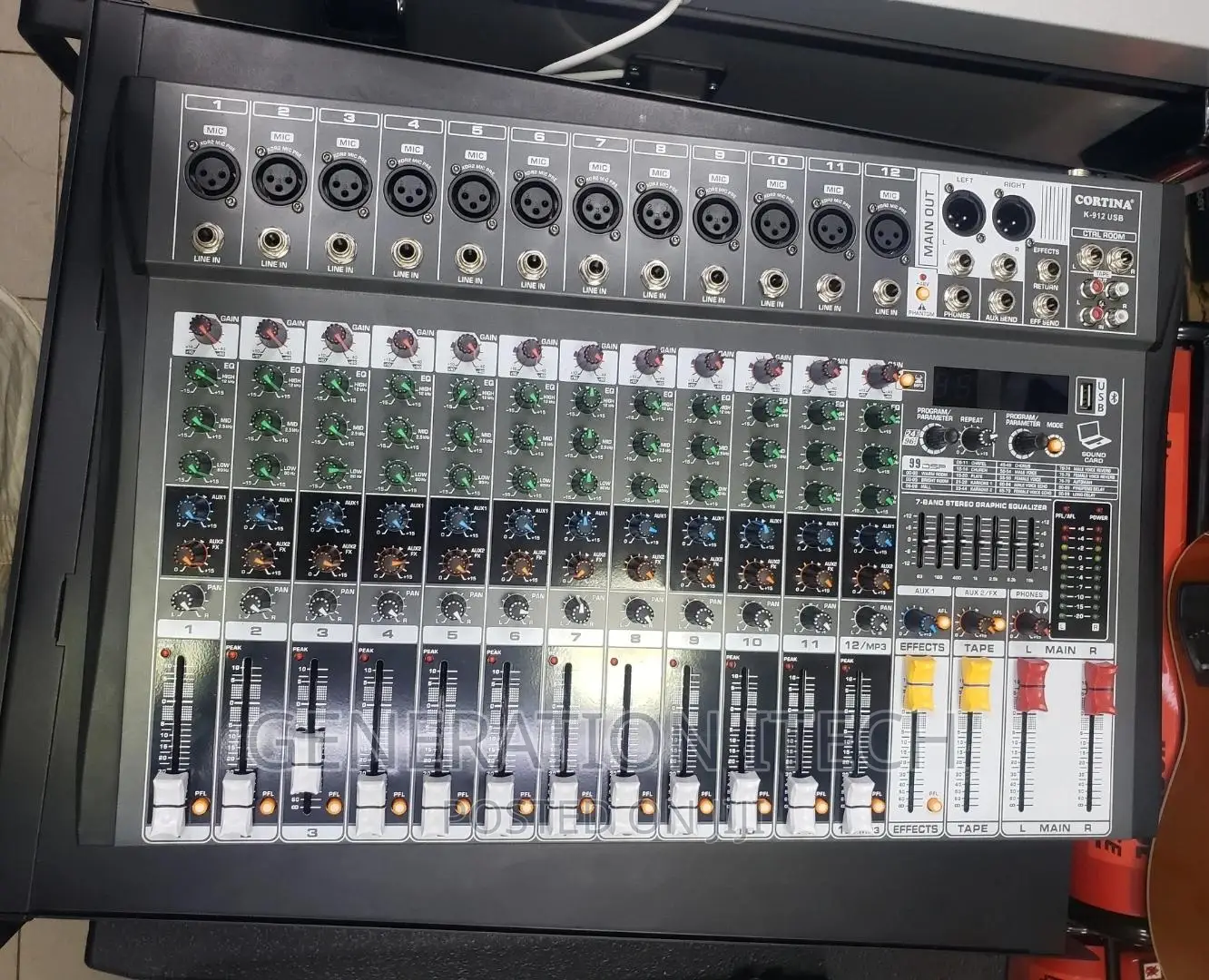 12 Channel Audio Mixer- Cortina- Proffessional