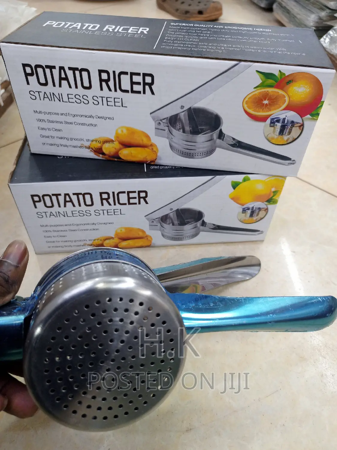 Stainless Steel Potato Ricer