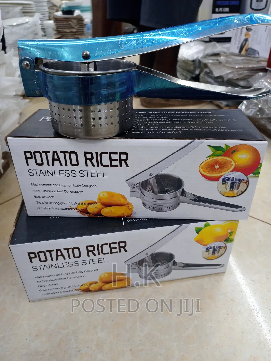 Stainless Steel Potato Ricer
