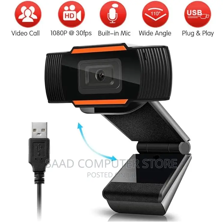Widescreen Full Hd Webcam With Universal Clip
