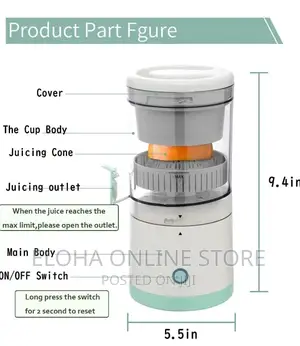 USB Rechargeable Citrus Juicer