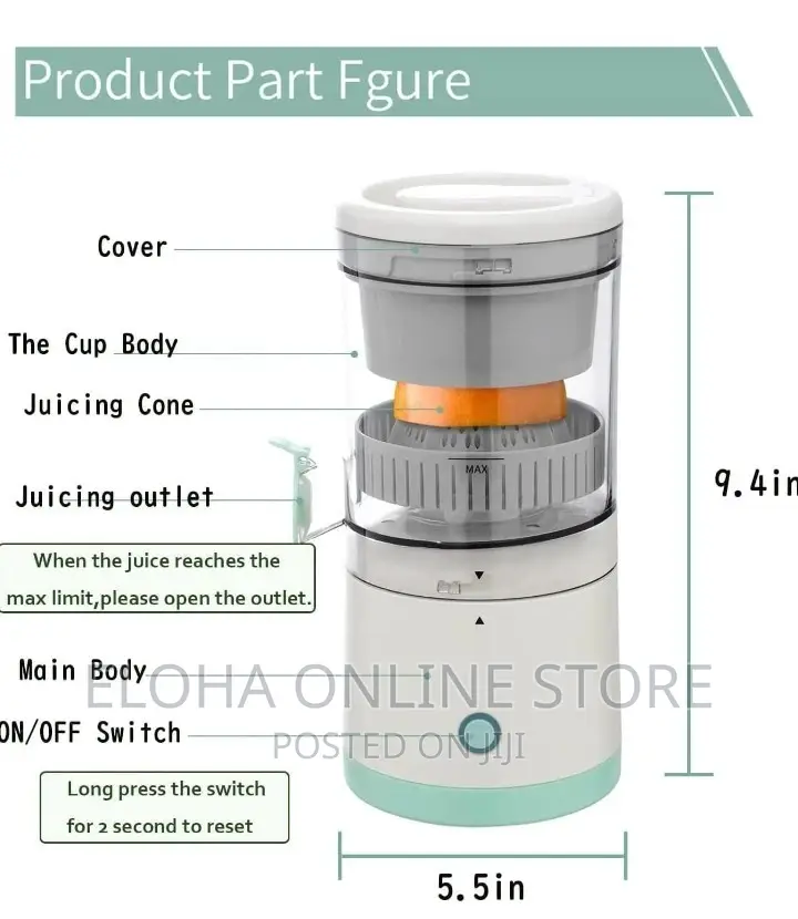 USB Rechargeable Citrus Juicer