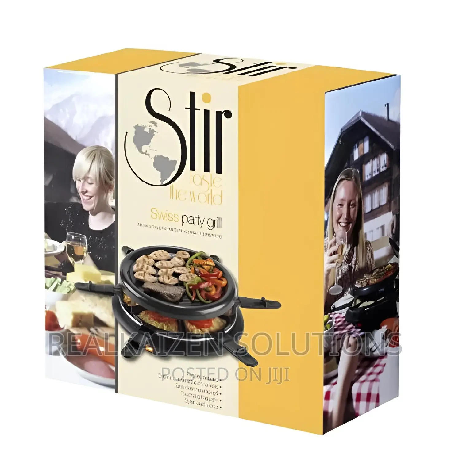 UK STIR 6-Piece Swiss Party Grill