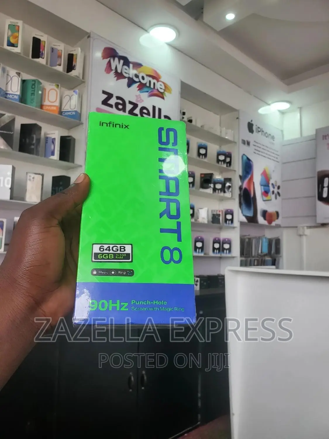 New Infinix Smart 8 64 GB Black