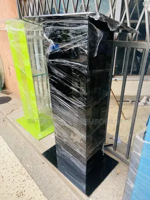 Black Glass Podium