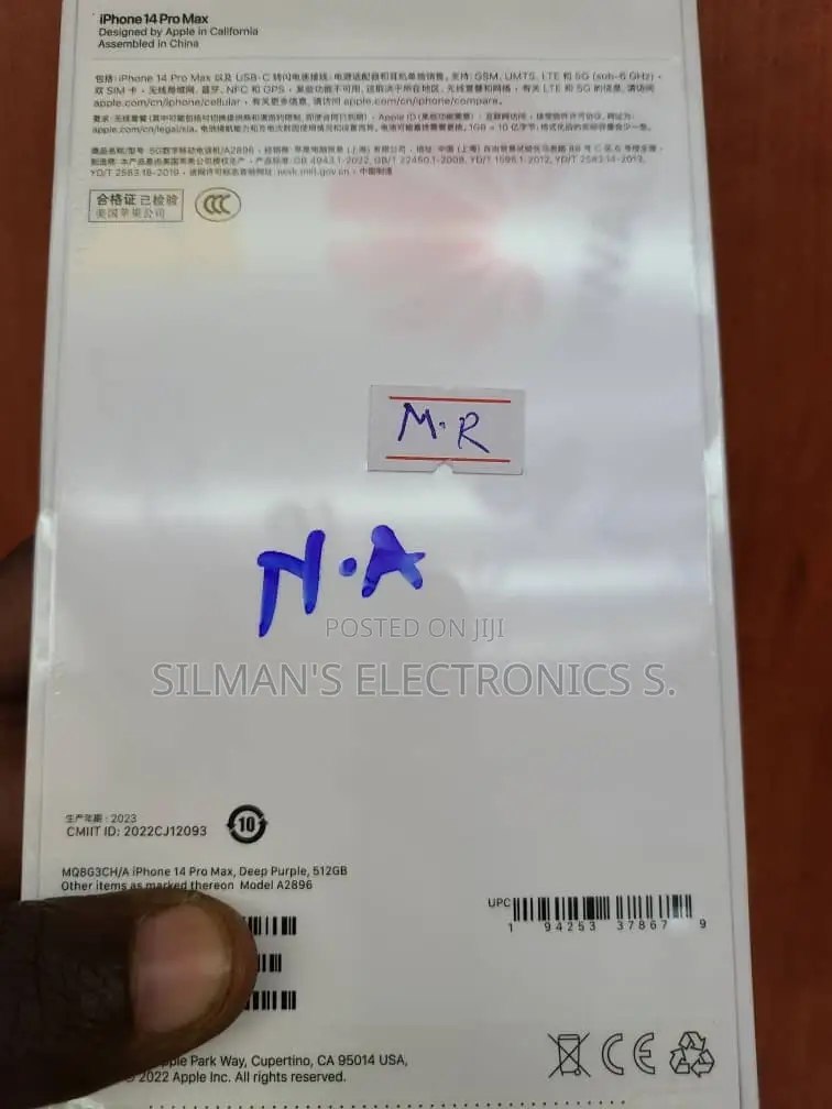 New Apple iPhone 14 Pro Max 512 GB Purple